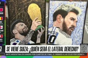 ESPN:墨西哥球迷创作梅西主题画作,希望送一幅给梅西