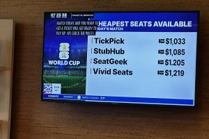 记者:法国vs摩洛哥的比赛仍有二手票出售,最低1033美元